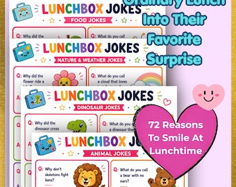 Lunchbox Jokes for Kids, Printable Lunchbox Notes, Lunch Box Jokes, Funny Lunch Note, Back to School Jokes, Kids Joke Cards, Funny Kids Joke