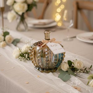Handcrafted Iridescent Crystal Glass Candy Jar – Embossed Decorative Storage with Lid bild 11