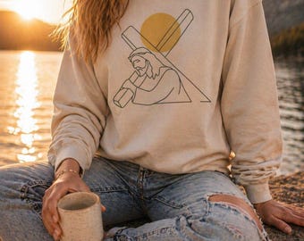 Jesus Graphic Crewneck | Christian Faith Apparel