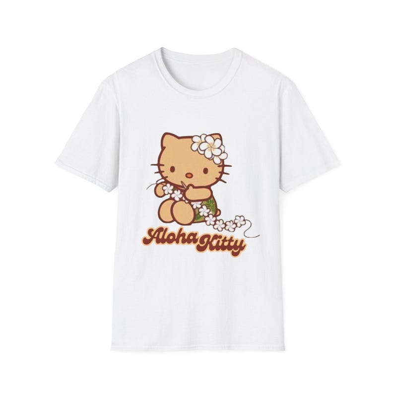 Aloha Hello Kitty T-Shirt | Hawaiian Lei Sanrio image 1