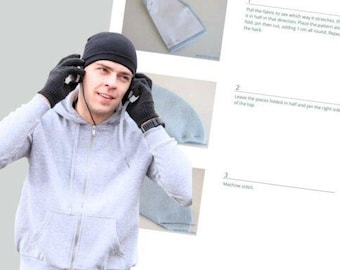 Fleece Hat Sewing Pattern PDF | Winter Beanie Template | Beginner Friendly DIY Hat