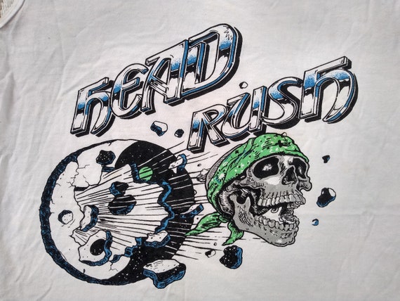 s Head Rush Vintage T Shirt Bootleg Grateful Dead Skeleton   Etsy