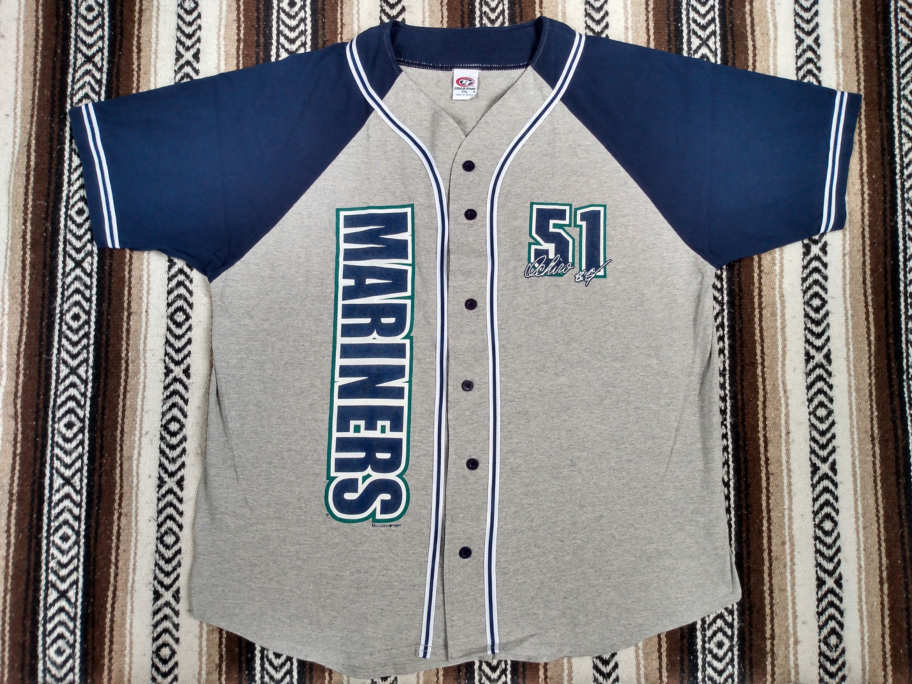 Seattle Mariners Ichiro Jersey Vintage 