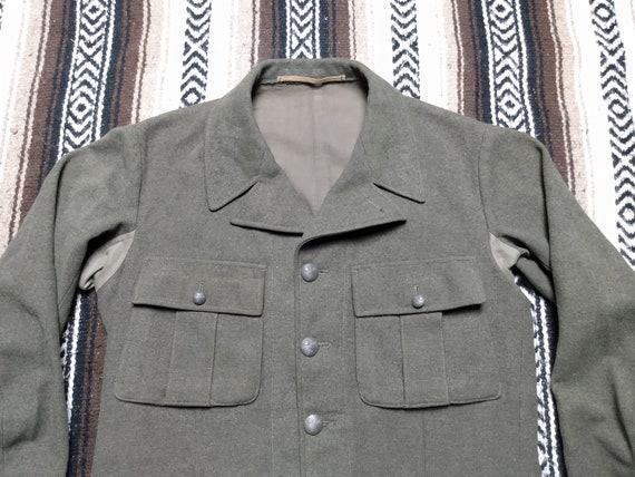 1941 Swedish Military Coat vintage WWII Uniform W… - image 2