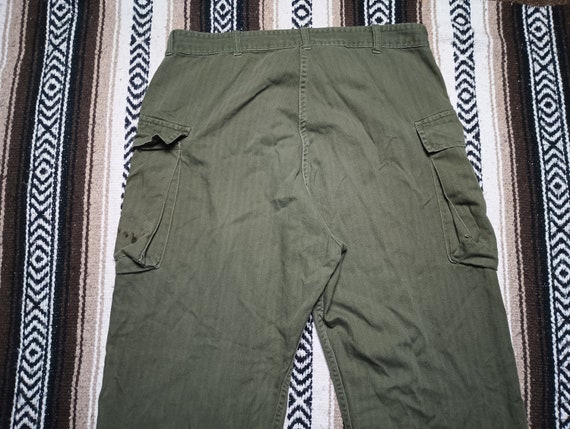 Herringbone Twill Military Trousers vintage 13 st… - image 8