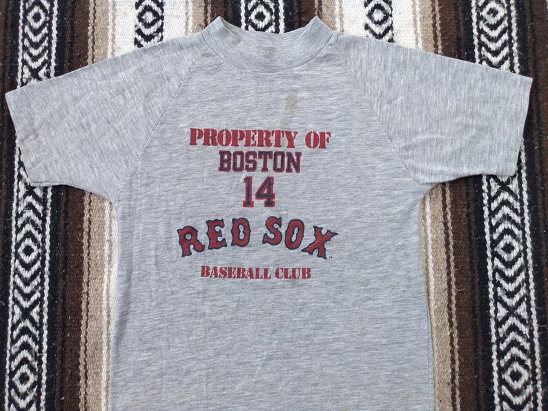 T-shirt vintage des années 80, champion bleu des Red Sox de