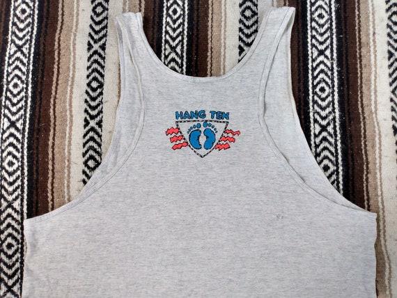 80s 90s Hang Ten Tank Top vintage Surf T Shirt Mo… - image 8