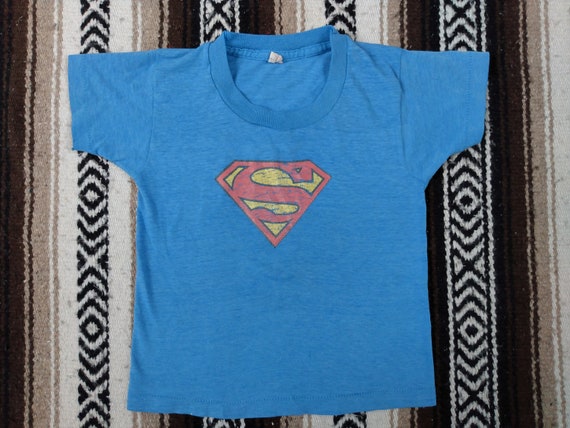 80s Superman T Shirt vintage single stitch origin… - image 2
