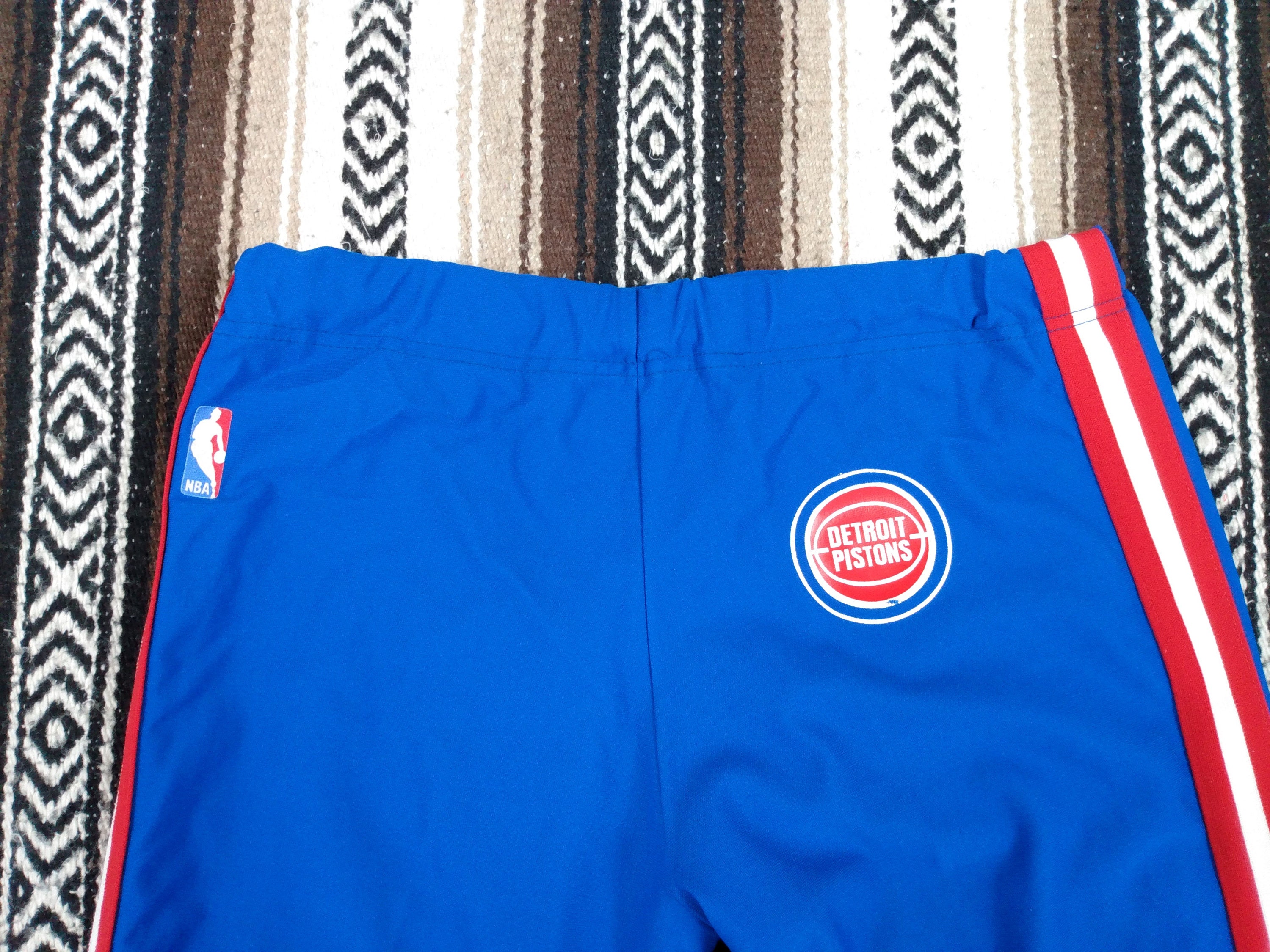 Detroit Pistons Vintage Pants Warm Ups 80s Sand Knit Side Snap Etsy