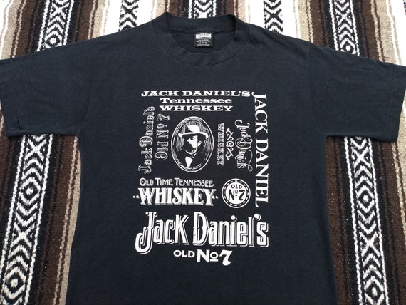 Jack Daniels T Shirt vintage 70s 80s single stitch te… - Gem