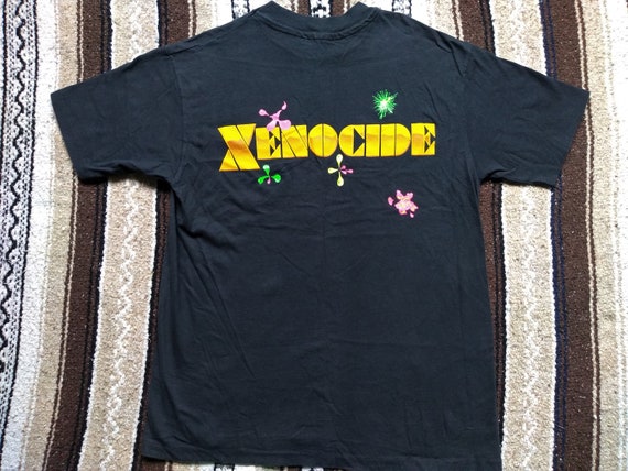 Xenocide vintage Gamer T Shirt 80s Apple Computer… - image 7