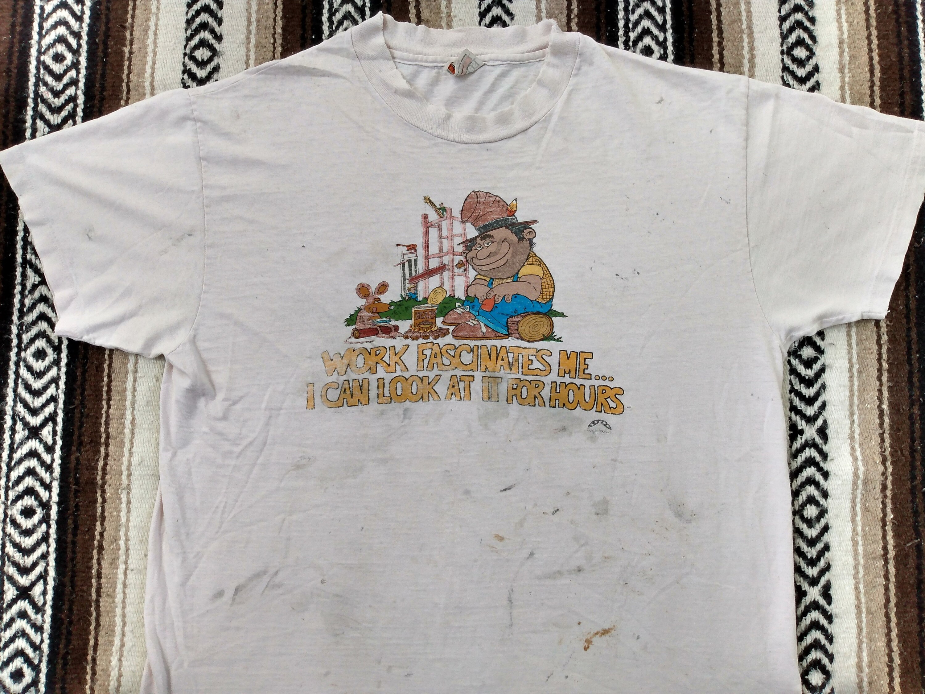 70s Novelty Slacker Vintage T Shirt 