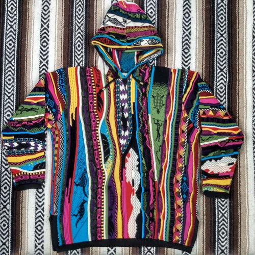 90s Coogi Style Mens XL Tall Multicolor 