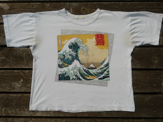 Great Wave off Kanagawa T Shirt 70s 80s vintage s… - image 2