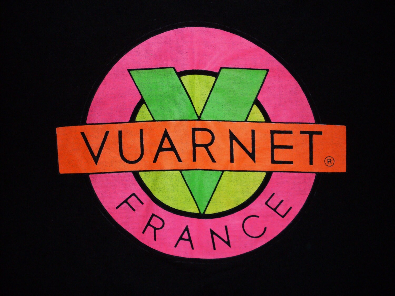 Vintage Vuarnet France T Shirt Black 