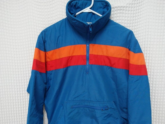 Vintage 60s 70s Ski Jacket Half Zip 