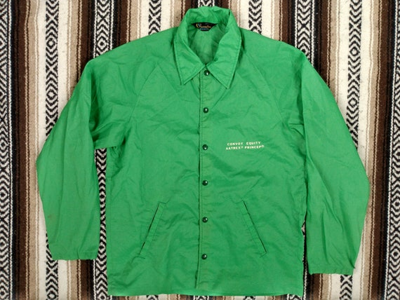champion coach jacket green