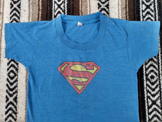 80s Superman T Shirt vintage single stitch origin… - image 1