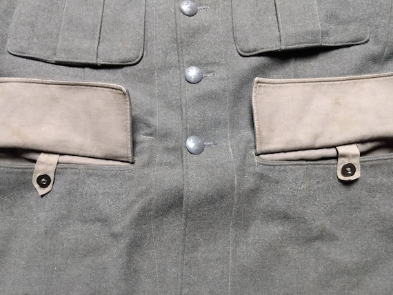 1941 Swedish Military Coat vintage WWII Uniform W… - image 5
