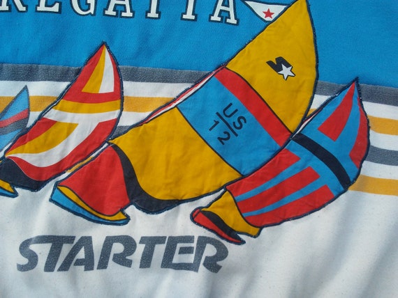 Starter Regatta vintage Sweatshirt 80s Newport Sailing all ADIDAS VINTAGE 1980'S Regatta Sailing Sweatshirt Trefoil