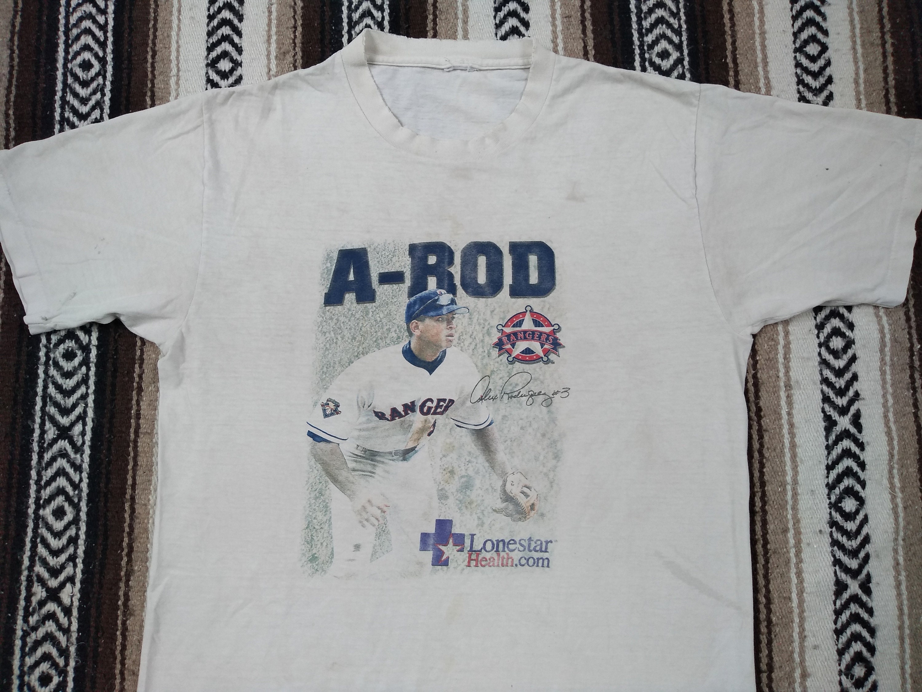 Texas Rangers Throwback Vintage Logo T Shirt