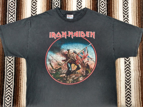 iron maiden t shirt the trooper