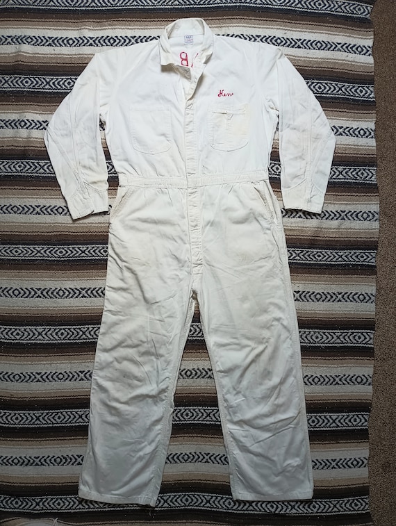 1950s Chainstitch Lee Coveralls vintage HBT Diabl… - image 2