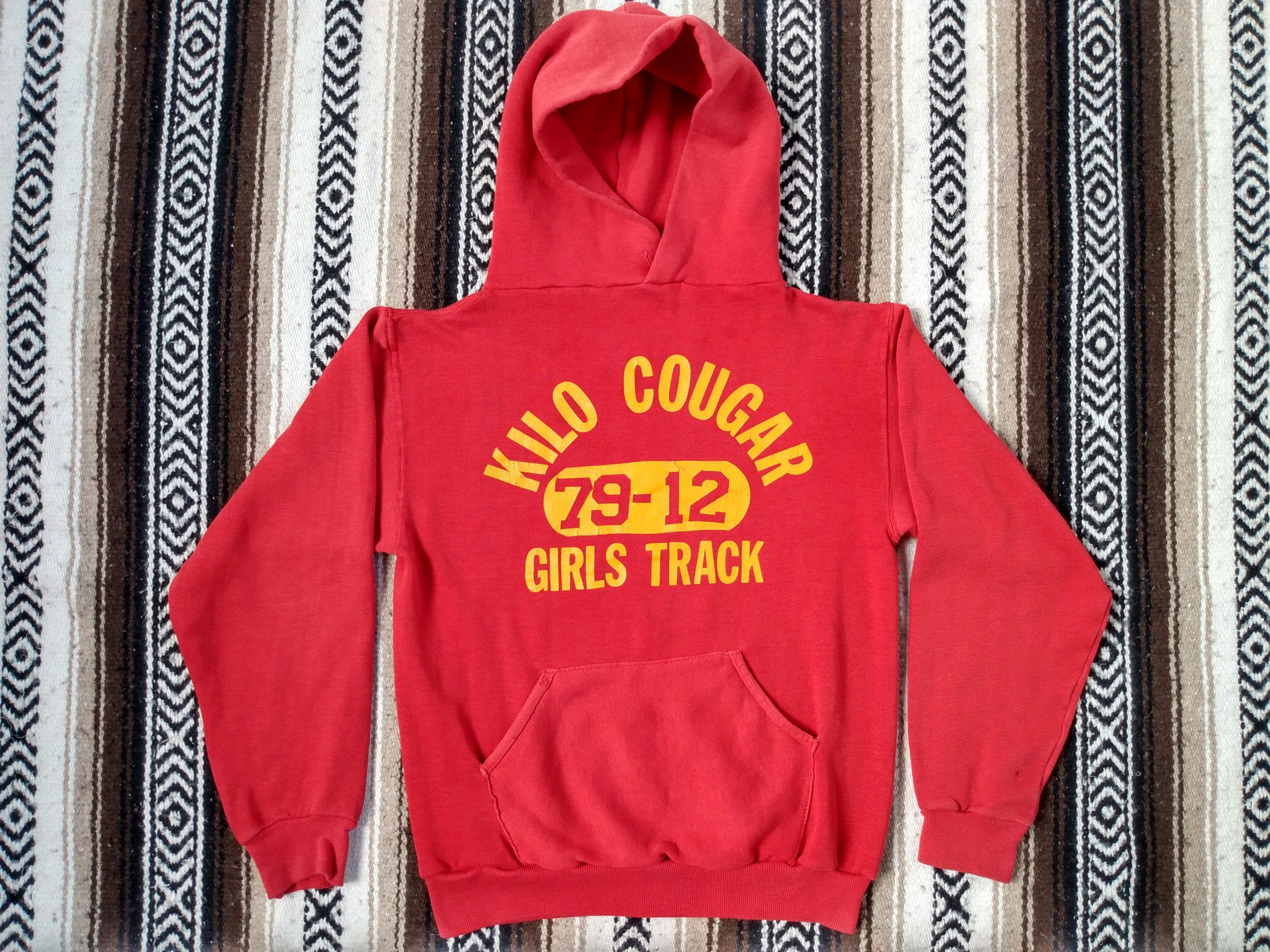 70s Track Hoodie Vintage Hooded Sweatshirt Red Kilo Cougar 1970s Russell  Athletic Gold Tag Sz S Made in USA Runner Team Sportswear Warm Up - Etsy