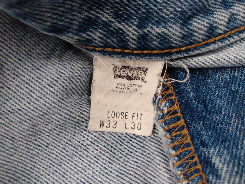 90s Levis Worn and Torn Jeans Loose Fit Vintage Faded - Etsy