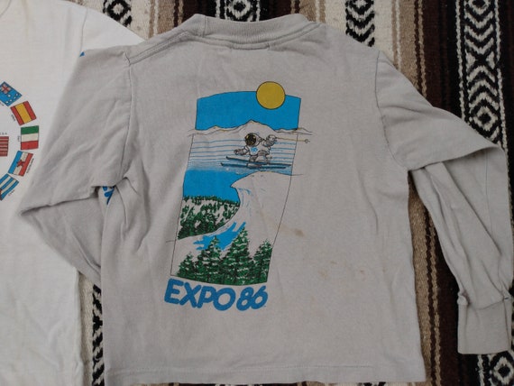 1986 Expo vintage Kids T Shirt lot 2 Vancouver Ca… - image 2