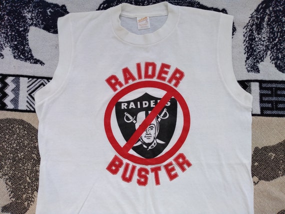 raiders sleeveless t shirt