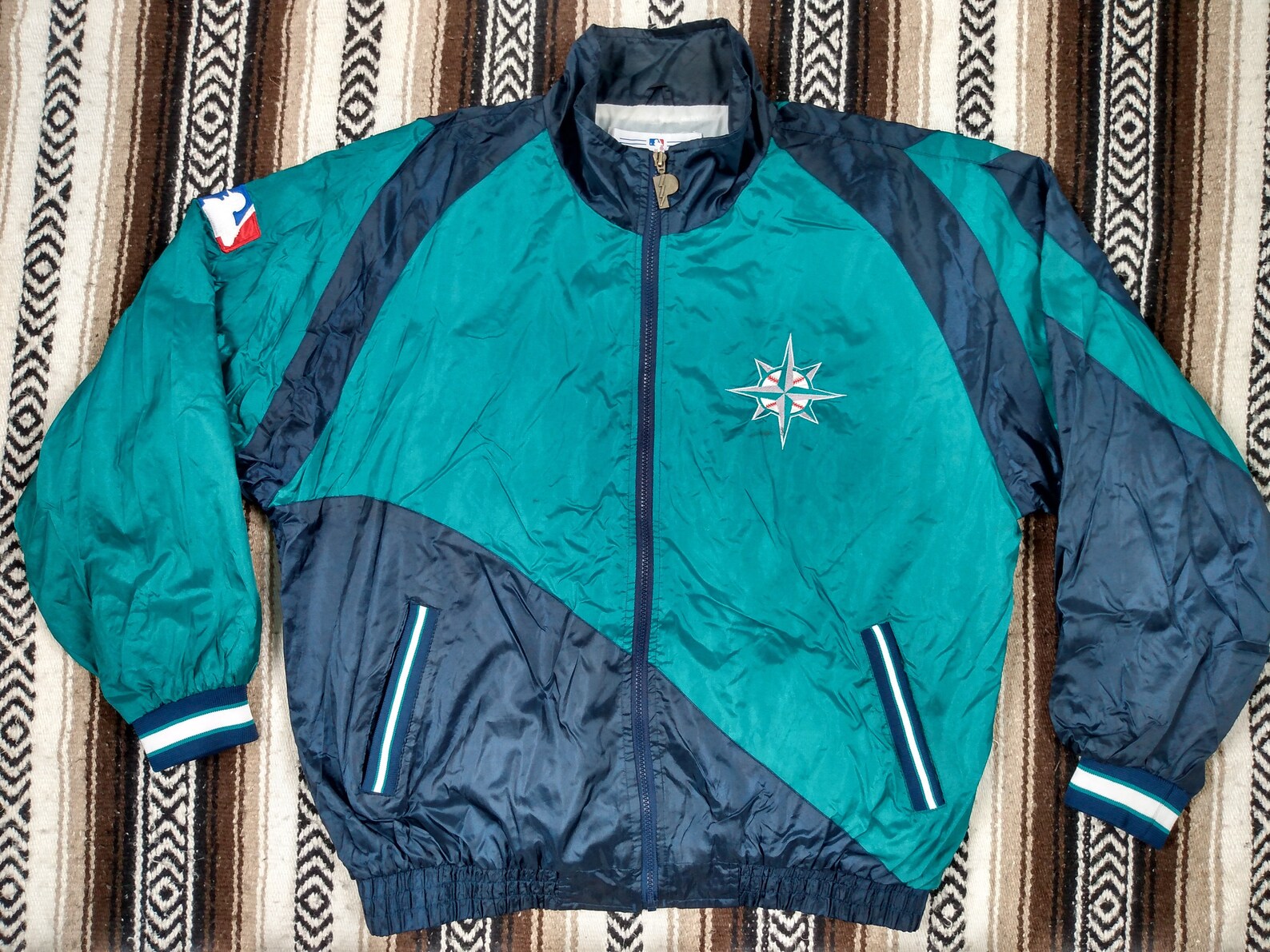 90s Seattle Mariners Jacket vintage bomber windbreaker coat Etsy