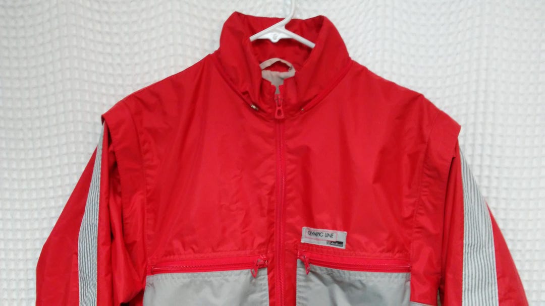 Olympic Line Corsa Vintage Jacket 1980's Italian Ski Coat Color Block ...