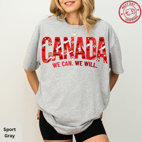 Canada Soccer Fan Shirt, We Can We Will Shirt, Team Canada World Cup Tee, Canadian Pride Soccer Tee