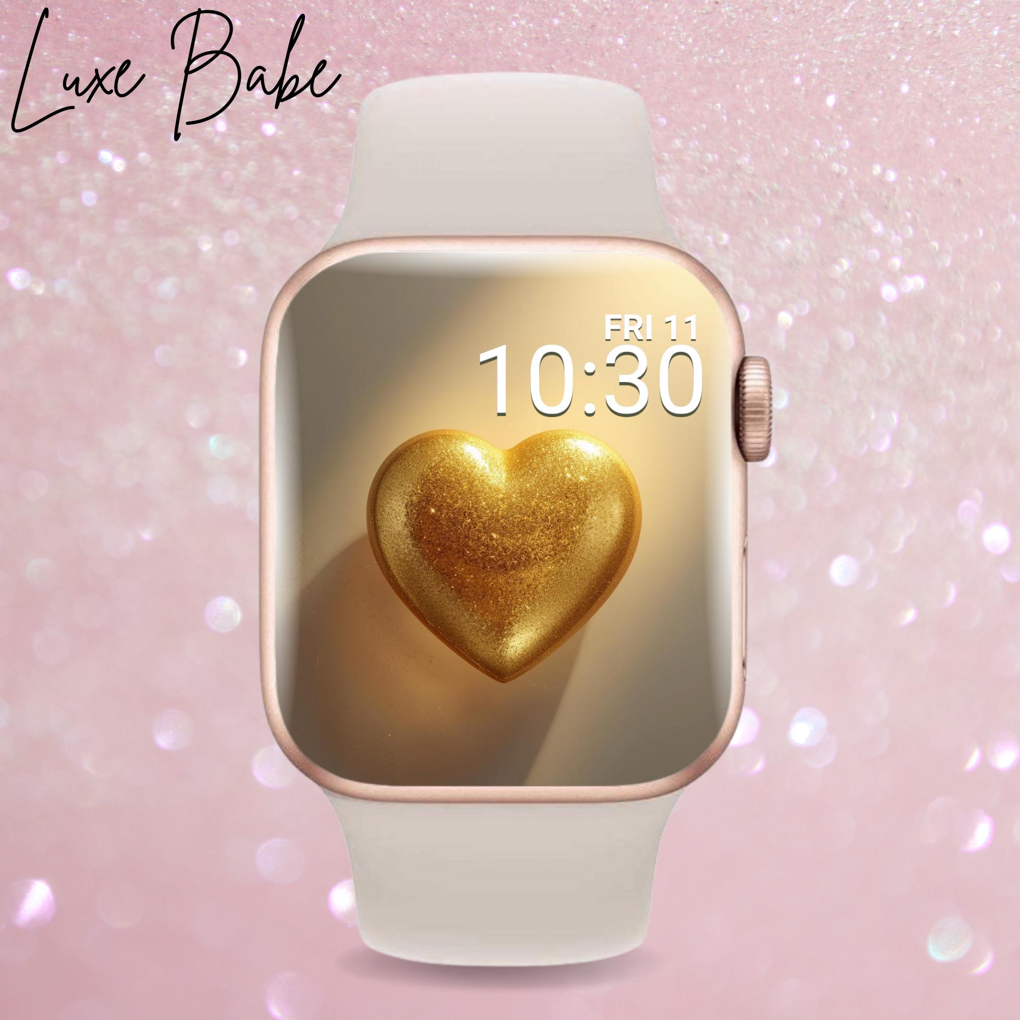 Gold Heart Watch - Etsy