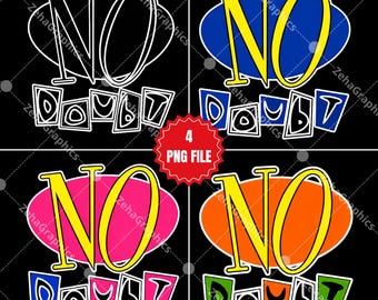 No Doubt Rock Band PNG T-Shirt Design (Digitaler Download)