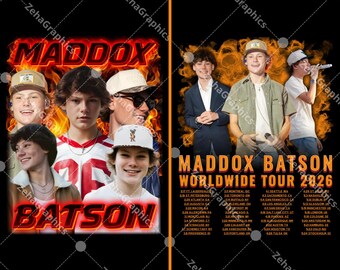 Maddox Batson 2 png Datei, Weltweite Tour 2026 Digitaler Download (PNG).