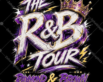 Chris Brown Usher Raymond R&B TOUR 1 Plik PNG, projekt do pobrania cyfrowego.