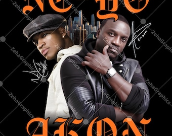 Ne-Yo & Akon Nights Like This Tour 2026 PNG: Fertig zum Drucken (Digitaler Download).