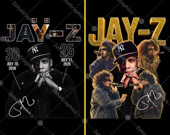 Jay-Z 25th 30th Anniversary PNG, 1 PNG File Design (Digital Download).