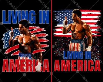 Apollo Creed Leben in Amerika PNG digitale Datei (Digitaler Download).