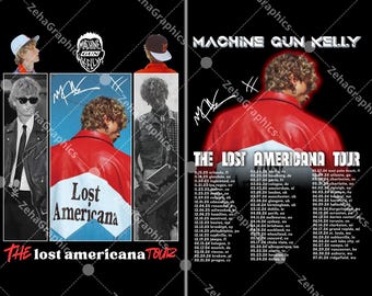 Maschinengewehr Kelly 2 PNG-Datei, Los Americana Tour 2025 Digitaler Download (PNG).