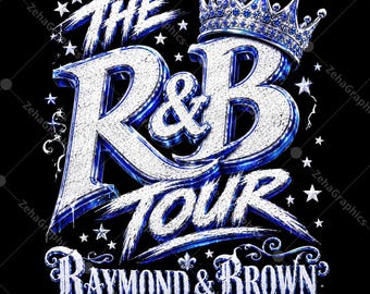 Chris Brown Usher Raymond R&B TOUR 1 Plik PNG, projekt do pobrania cyfrowego.