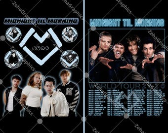 Midnight Til Morning 2 png file, World Tour 2026 Digital download (PNG).