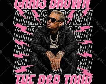 Chris Brown R&B TOUR 1 Plik PNG, projekt do pobrania cyfrowego.