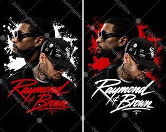 Chris Brown Usher Raymond R&B TOUR 2 Plik PNG, projekt do pobrania cyfrowego.