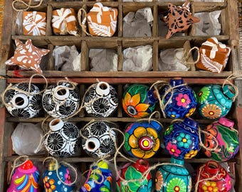 Adornos de Talivera hechos a mano