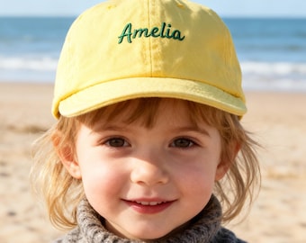 Custom Baby Hat, Personalized Name Cap for Kids, Embroidered Logo or Text