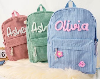 Custom Toddler Backpack, Personalized Name Backpack for Kids, Back to School Gift, Preschool Backpack, First Day Gift for Boys and Girls