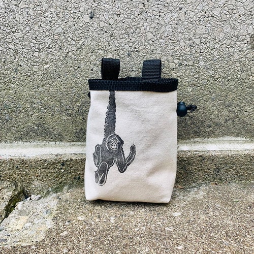 Chalk Bag Rock Climbing Chalkbag Chalkbags Waxed Canvas Etsy